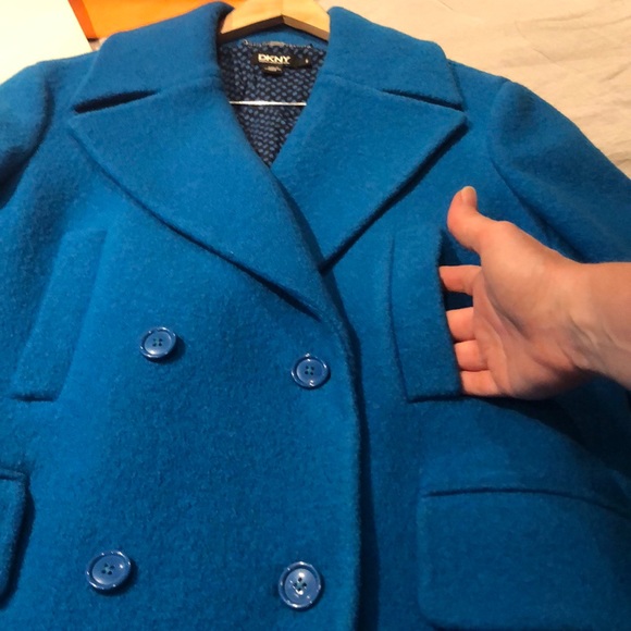 DKNY Italian Wool Coat - Picture 2 of 13